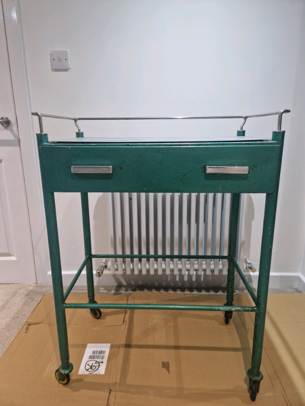 Vintage industrial trolley