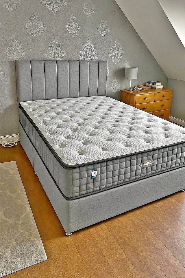 TRENDING == Divan 4FT6 Double Bed Base With Mattress & Storage Option == 15% OFF == SAME DAY