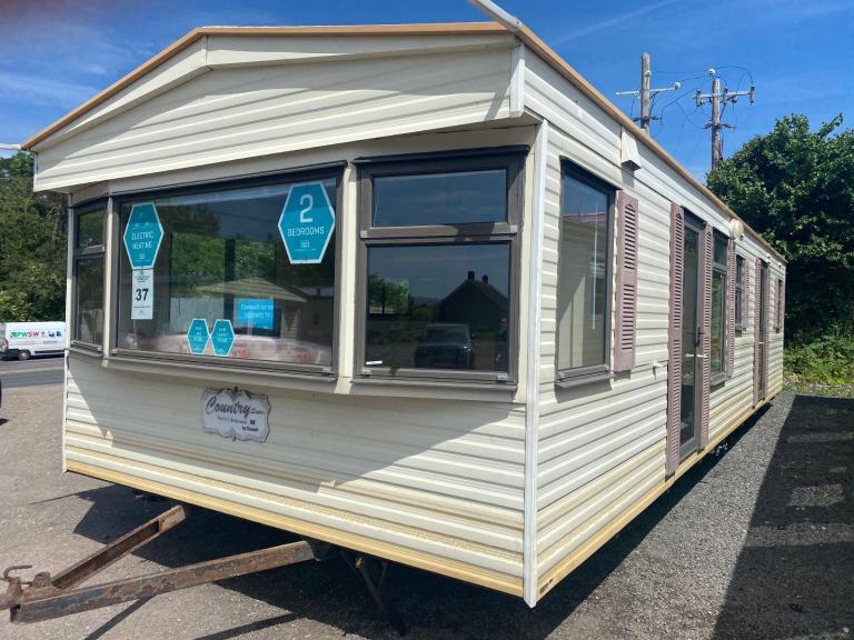 2 Bed Static Caravan - Electric Heaters, Shower Ensuite, New Carpet - Offsite