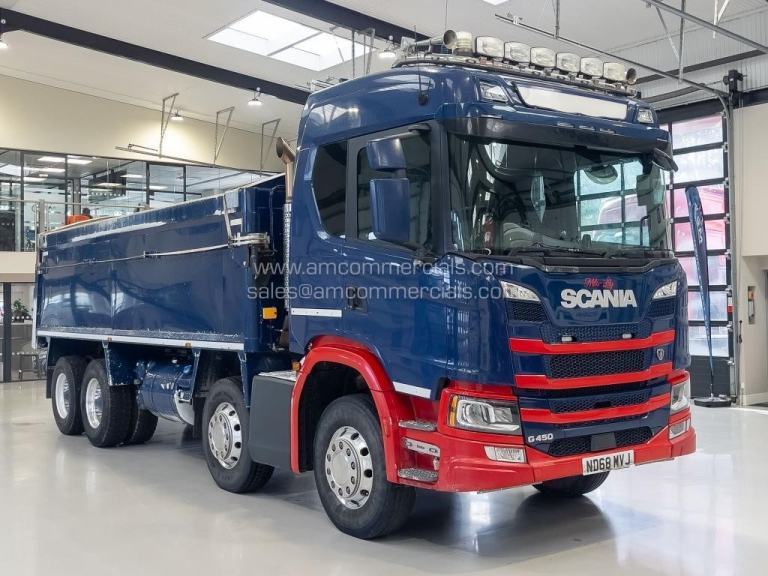 2018 (68) SCANIA G450 8X4 ALLOY TIPPER