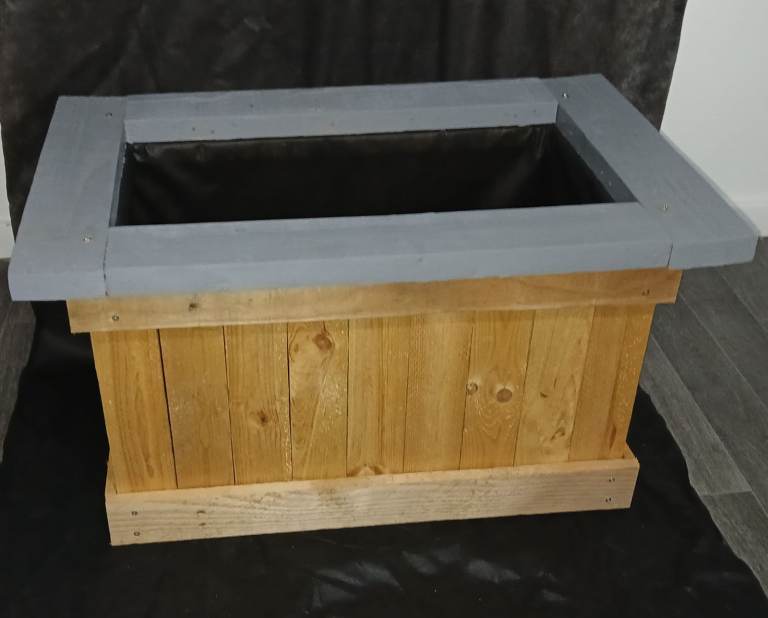 Garden Rectangular wooden planter