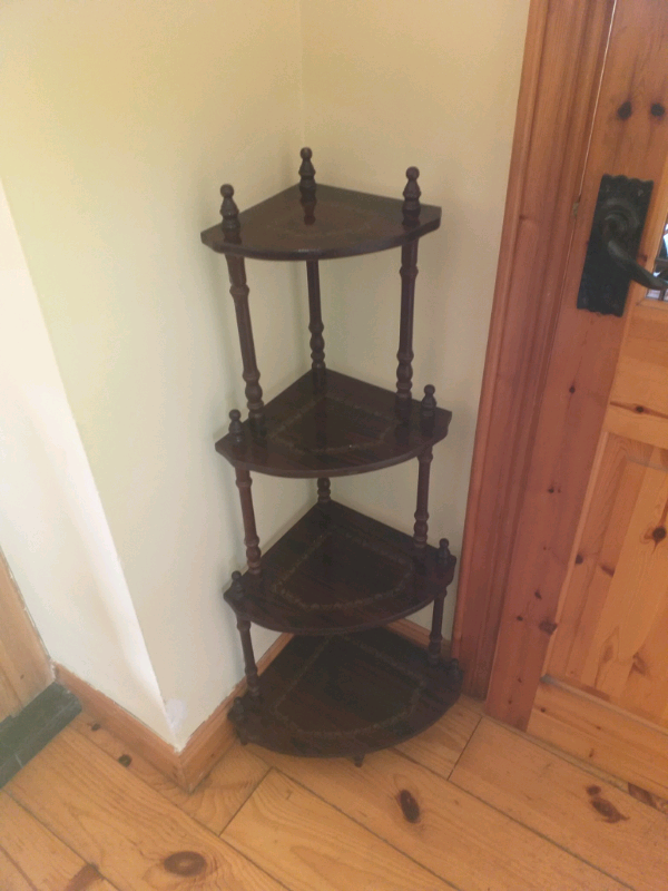 Mahogany corner unit 