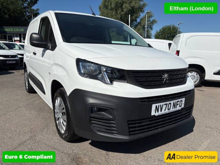 2021 Peugeot Partner 1.5 BlueHDi Professional, 55.150 miles, Euro 6 ULEZ, Full Service History,  ...