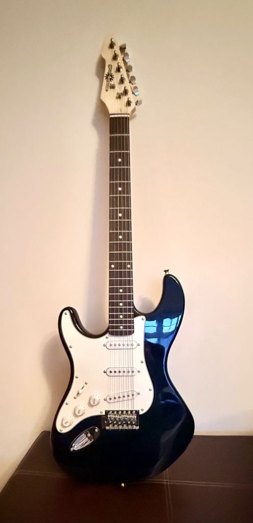 image for Left Handed Electric Guitar and Amp
