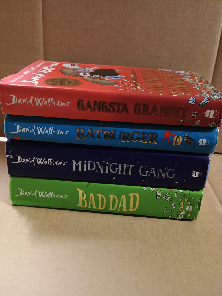 4 x David Walliams Hardback Children's Books