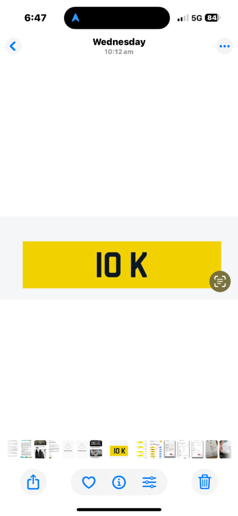 3 digit K registration looking to buy 