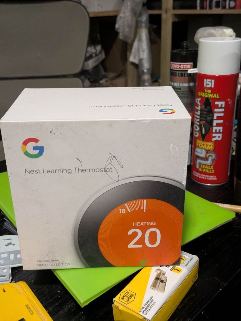 Google nest thermostats , selling in job lot of 10 full units , they are not boxed , 
