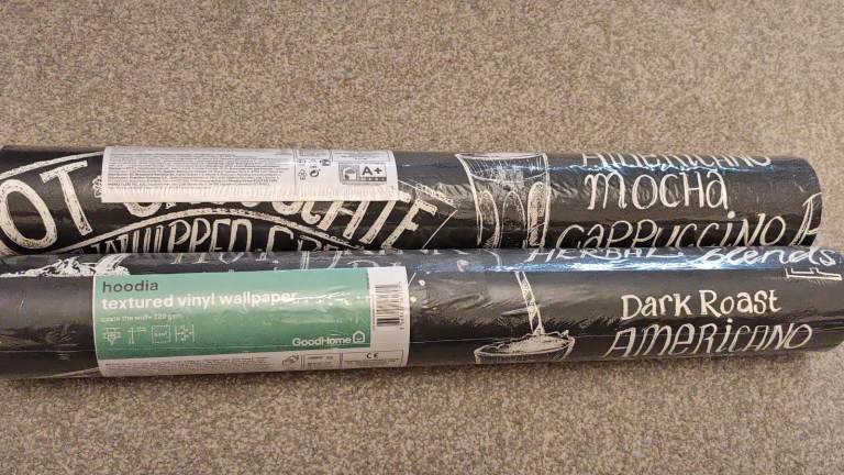 Wallpaper rolls x 2/ restaurant Kitchen Living Dining Room Diy Home Decor Smoke free