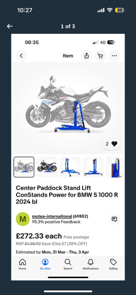 Honda cbr1000 r 2015 frame stand