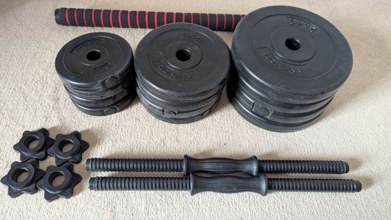 image for New weight set: 4x2.5 kg, 4x1.25 kg, 4x0.75 kg