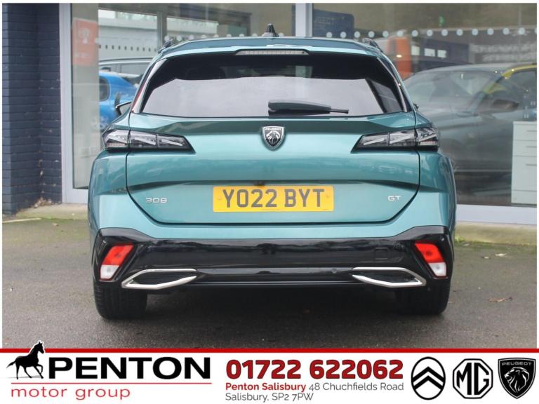 2022 Peugeot 308 SW 1.2 PureTech GT EAT Euro 6 (s/s) 5dr ESTATE Petrol Automatic