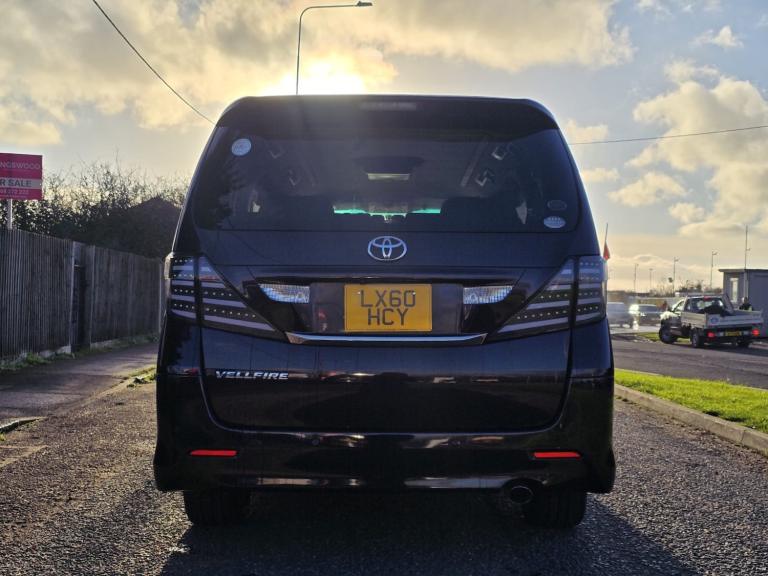 2010 Toyota Vellfire G PURPLE 2.4 PETROL 2010(60) ULEZ FREE, 7 SEATERS MPV Petrol Automatic