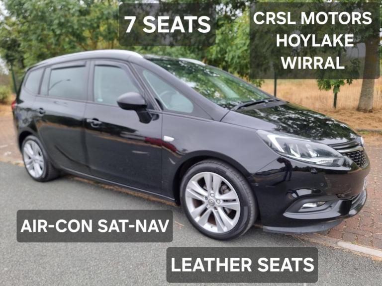 2016 Vauxhall Zafira 1.4T SRi Turbo Nav 5dr 7 SEATS LEATHER AIR CON SAT NAV MPV Petrol Manual