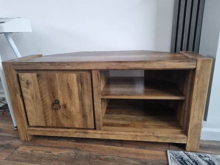 Solid wood corner tv cabinet 
