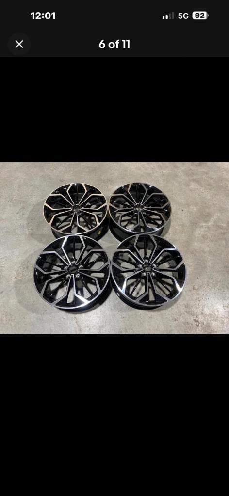 Brand new alloy wheels for ford focus st line