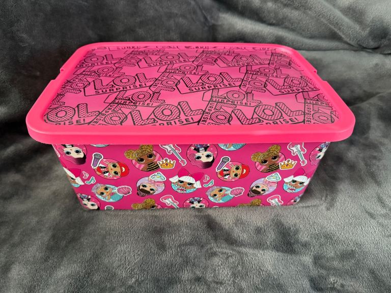 Lol Surprise storage Box Toy Tub pink