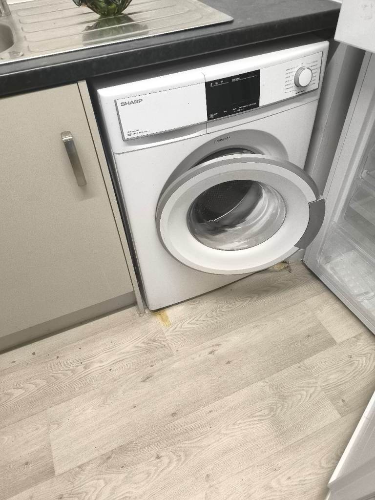 Sharp Washing Machine – Good Condition, White