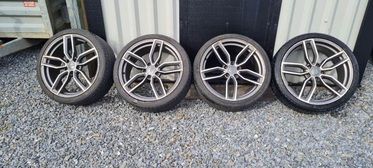 Audi 19 Inch RS Alloy Wheels VW Alloys 5 X 112 A3 A4