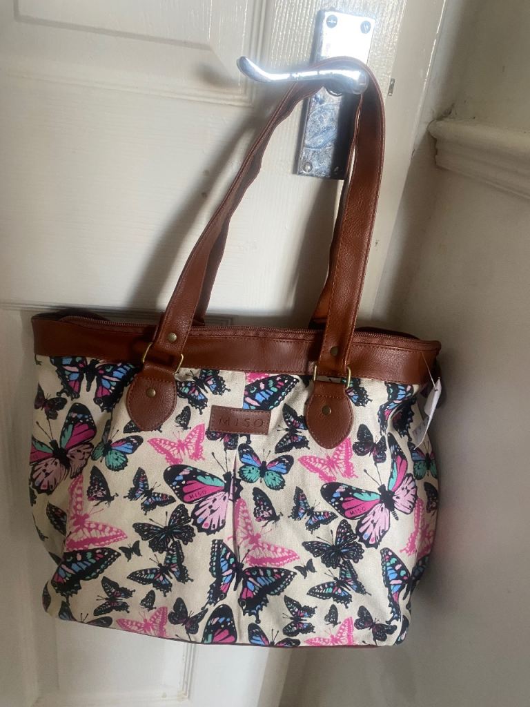 MISO Butterfly Print Shoulder Bag – Good Condition