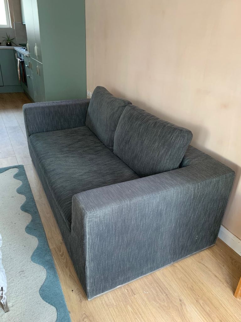 Grey sofa bed