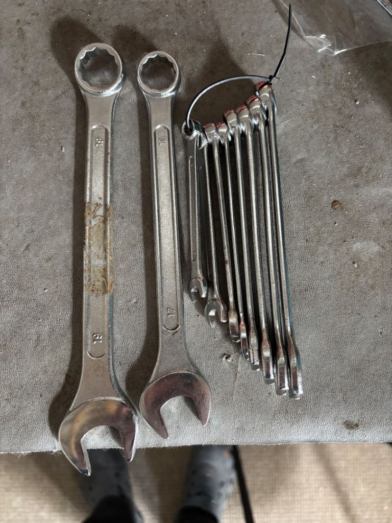 10 spanner’s 6-13mm+17&19mm