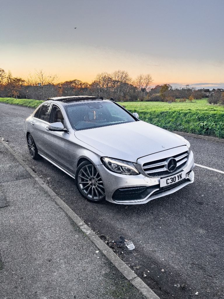 2015 Mercedes-Benz C Class C300h (Premium Plus) AUTOMATIC AMG Line Diesel Hybrid ULEZ FREE