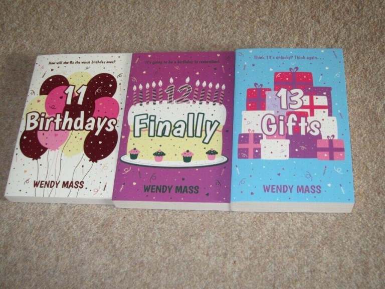 Willow Falls Pack x 3 by Wendy Mass, 11 Birthdays, 12 Finally & 13 Gifts