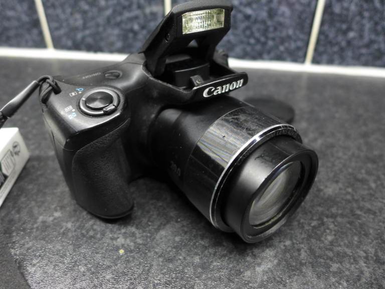 Canon PowerShot SX420 IS 20.0 MP Compact Digital Camera - Black