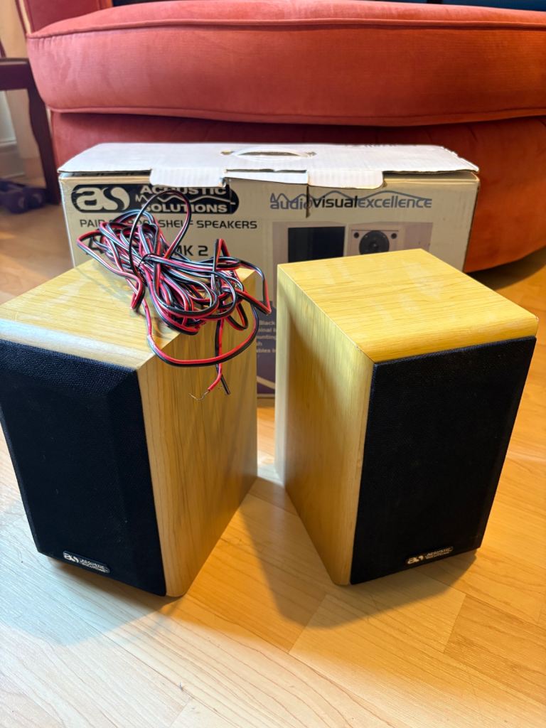 Acoustic Solutions AV-20 Mk2 Bookshelf Speakers