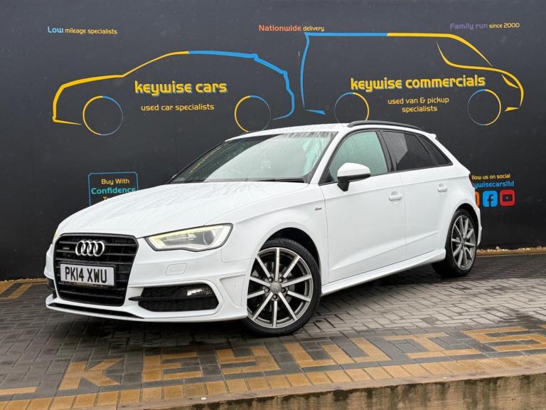 2014 Audi A3 2.0 TDI S line Sportback S Tronic quattro Euro 6 (s/s) 5dr HATCHBACK Diesel Automatic