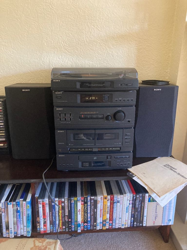 Sony LBT d108 Hi-Fi with cd and turntable 