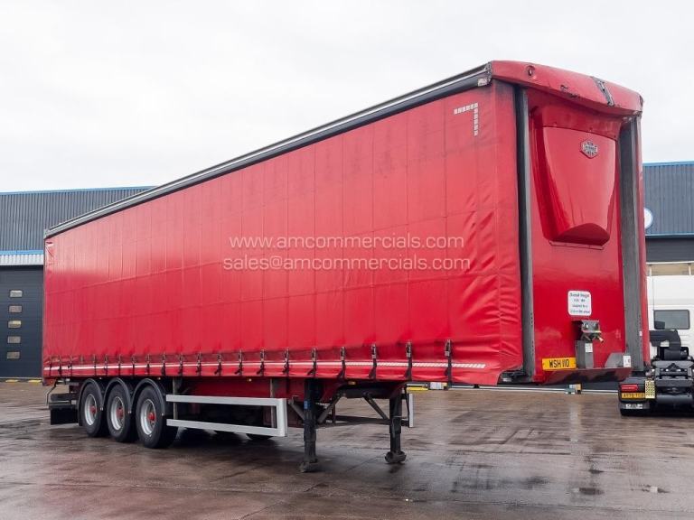CARTWRIGHT 4550MM PILLARLESS CURTAINSIDER TRI AXLE TRAILER