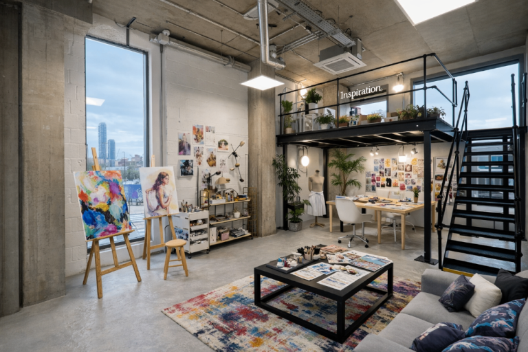 Private Creative Studio with Mezzanine – NW London