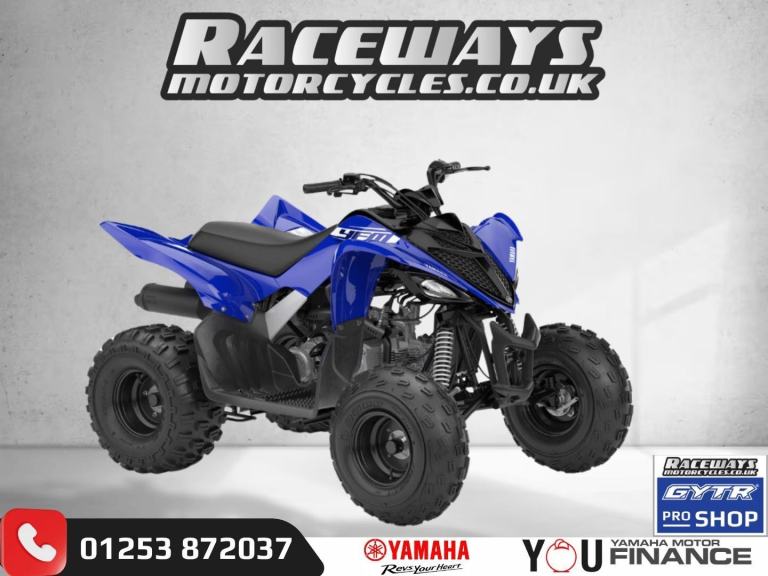YAMAHA YFM110R 2026 BLUE BRAND NEW KIDS QUAD BIKE 112CC