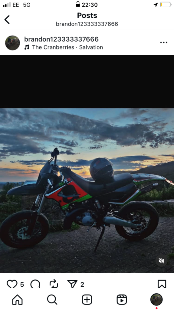Aprilla mx125 2 stroke 