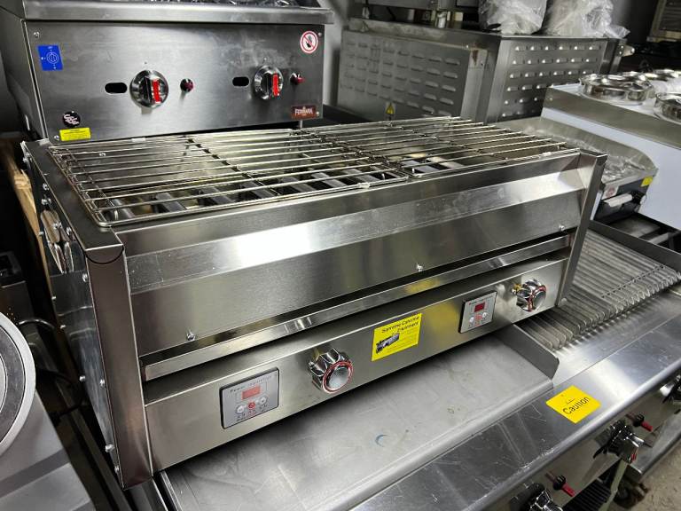 LPG OR NAT GAS BBQ KEBAB 80 CM NEW  GRILL CATERING COMMERCIAL KITCHEN FOOD RESTAURANT  EQUIPMENT