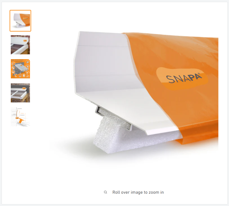 Snapa Top Wall Flashing