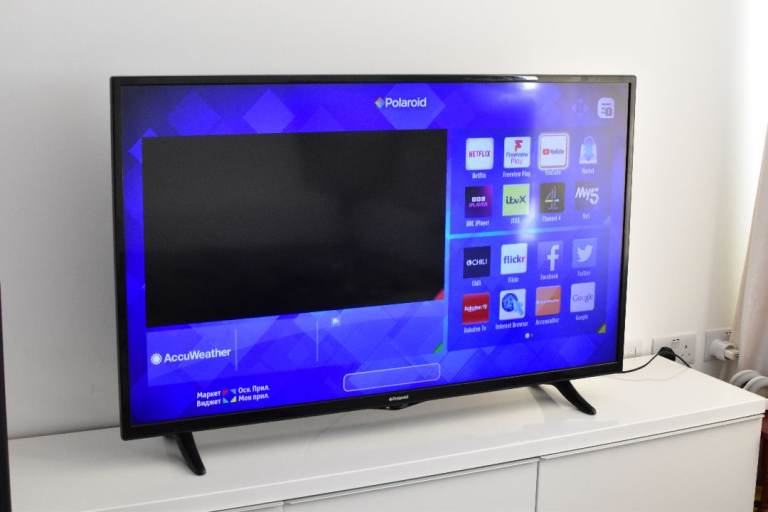 Polaroid P50D300FP 50-Inch Full HD Smart LED TV - Wi-Fi, Netflix, YouTube
