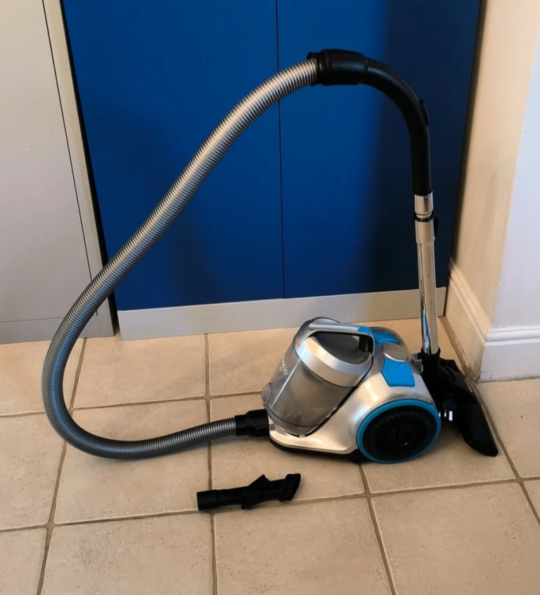 Vax Pick Up Pet Cylinder Vacuum Cleaner Grey & Blue Corded Bagless