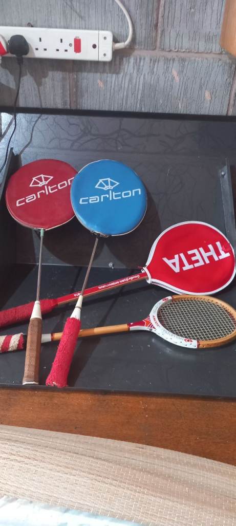 Badminton & Squash Rackets plus Bag