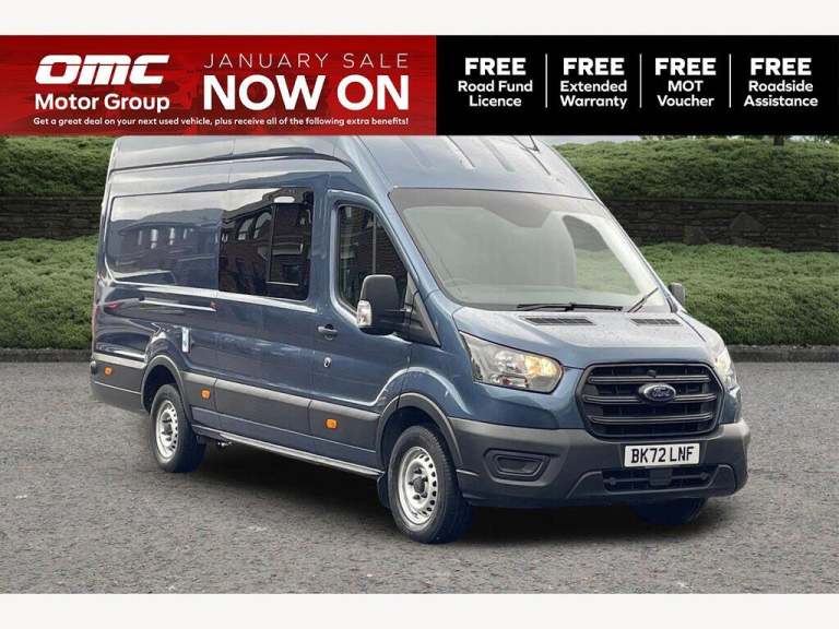 2022 Ford Transit 2.0 EcoBlue Hybrid 130ps H3 Leader Van PANEL VAN Diesel Manual