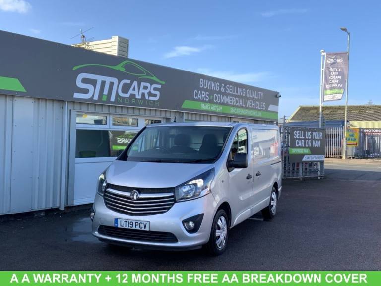 2019 Vauxhall Vivaro 1.6 CDTi 2700 BiTurbo ecoTEC Sportive Panel Van 5dr Diesel Manual L1 H1 Eur ...