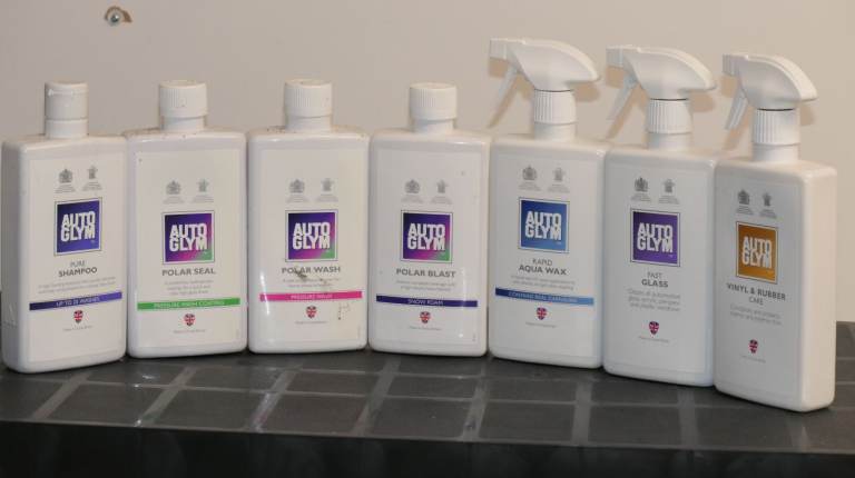 Job Lot - 7  AUTOGLYM Car Cleaning products