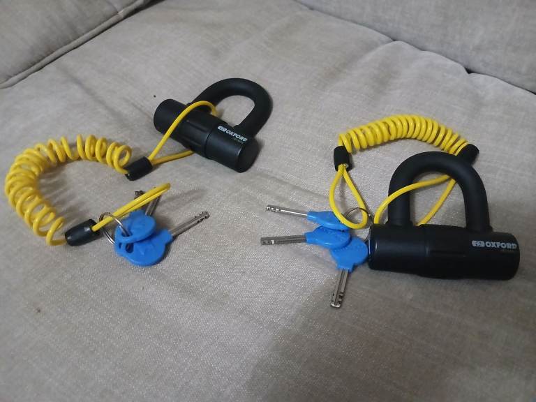 image for New Oxford HD motorcycle locks x2