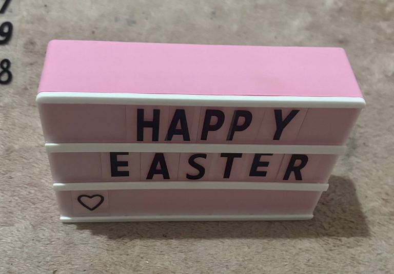2 x Like New Pink Mini LED Cinema Box £3.00 Each