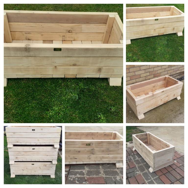 image for Solid garden flower/vegetable planters 