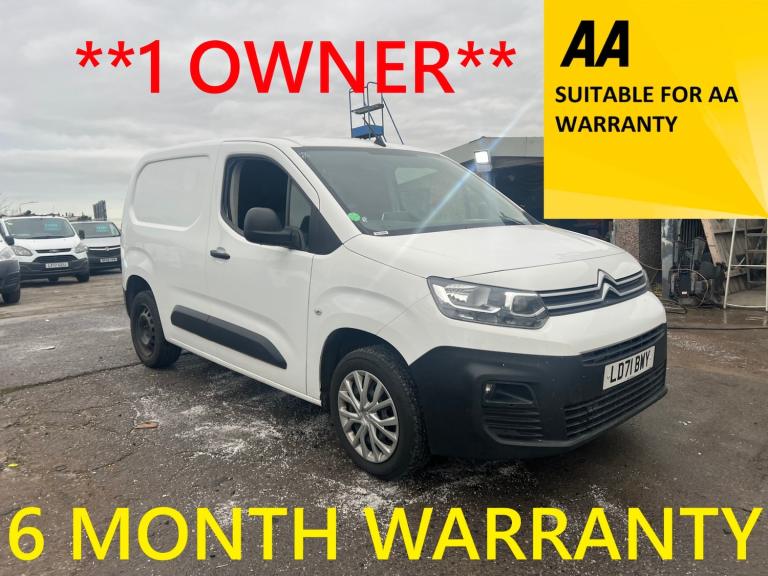2021 Citroen Berlingo 1.5 BlueHDi 1000Kg Enterprise Pro 100ps PANEL VAN Diesel Manual