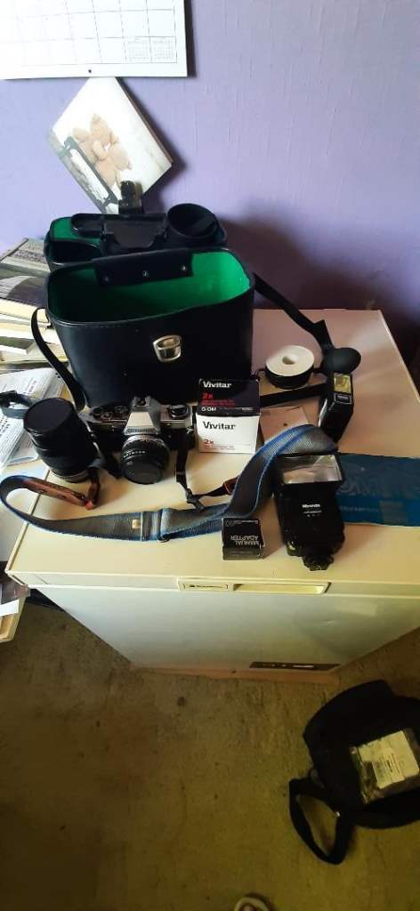 image for Olympus OM10 with accessories O.N.O