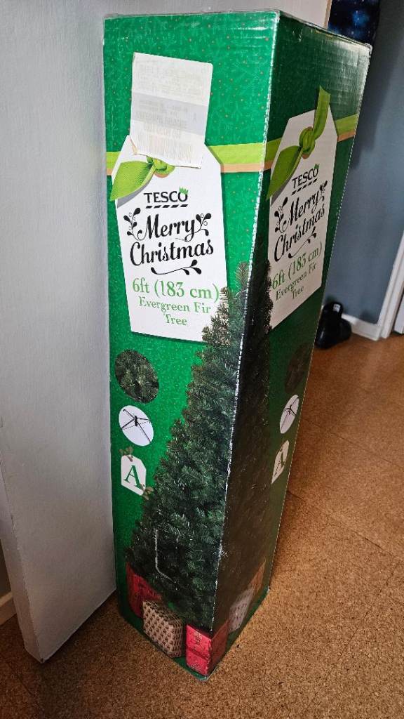 Evergreen fir Christmas tree 6ft