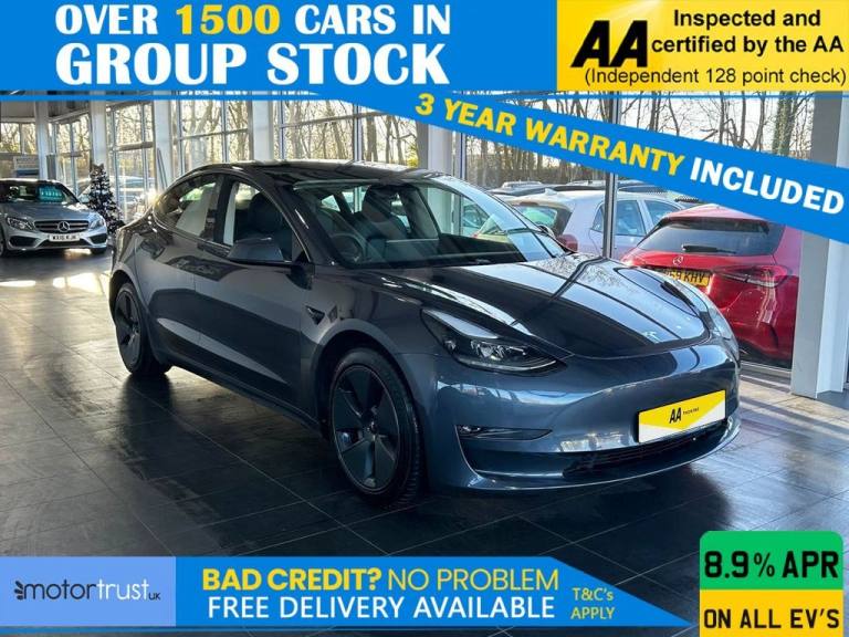 2021 Tesla Model 3 (Dual Motor) Long Range Saloon 4dr Electric Auto 4WDE (346 ps) 1 FORMER OWN Sa...